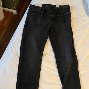 Banana Republic Men's Dark Gray Slim Straight Jeans